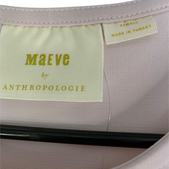 NWT Anthropologie Maeve XS Tulle Hem Dress Lavender  Maxi Tank $148 RT10536 - Picture 4 of 11